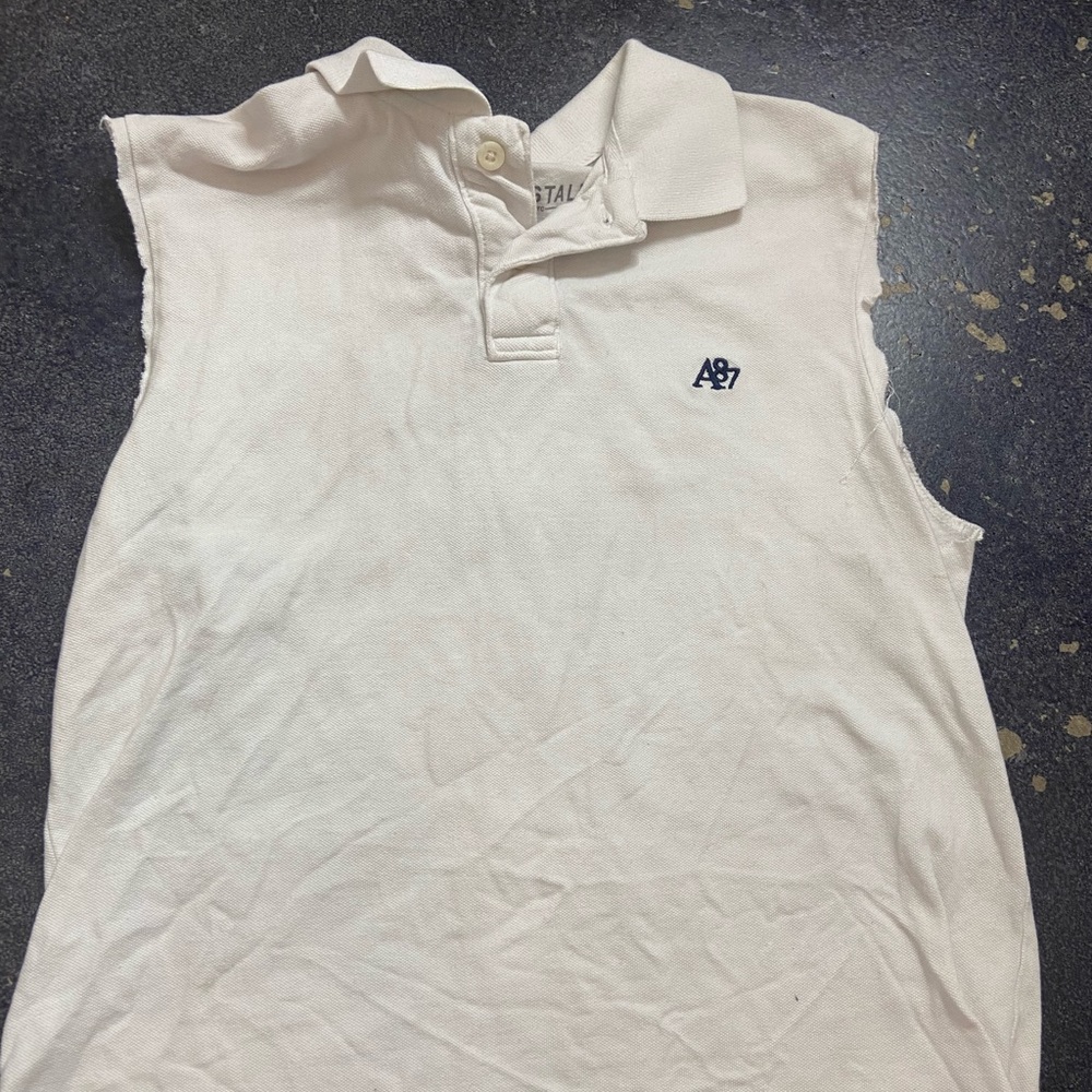 White collared shirt